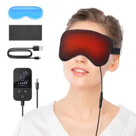 Medcursor 850063469180 Heated Eye - Rechargeable For Dry Eyes With External Controller 2500 Ma