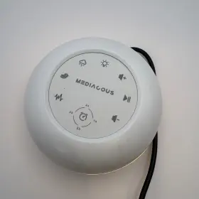 Me-wn01 Mediacous Portable White Noise Sound Machine Baby Sleepaid Night Light 18 Sounds