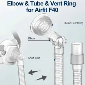 64638 Medicolor New Replacement Resmed Airfit F40 Quietvent Elbow Tube Factory Box Replica