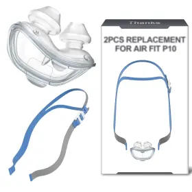 Pt-0065pt Medicolor Nose Pillow With Headgear For P10 - Nasal Medium Kit Sup