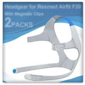 15sy0284 Medihealer 2packs Replacement Cpap Headgear For Airfit F20 With Clips Hook Repl