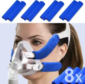 Medihealer 313084198144 Cpap Headgear Strap Covers Universal And Reusable 8 Pack