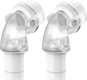 Mh-cpap-elbow-2 Medihealer Replacement Swivel Elbow Connector Compatible With F20 And F30 Pack Of 2