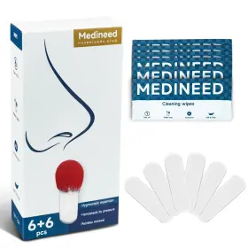 Mn03001-6 Medineed Nosebleed Plugs 6pcs First Aid Nose Bleed Stopper Stop Nosebleeds Fast Ext