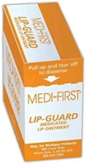 Mp26671 Medique Medi-first Lip Guard Standard White/orange 20 Counts Pack O