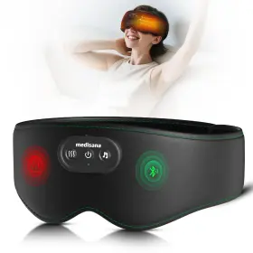 Medisana 015588940248 Heated Eye Mask For Dry Eyes 1200mah Cordless Sleep With 5.4 Bluetooth
