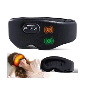 Sm-550 Medisana Heated Eye Mask With Sleep Headphones White Noise ... Fast Ship