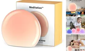 Mwn-w2 Meditation Noise Sound Machine With 30 Soothing Sounds 12 Colors Night White