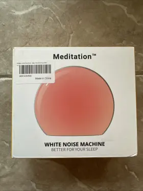 Mwn-w3 Meditation White Noise Sound Machine W 30 Soothing Sounds 12 Colors Night New