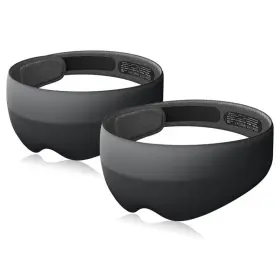 Mkg12 Meeeegou 100% Blackout Sleep Mask 3d Eye 2 Packs - Blockout Light Soft And