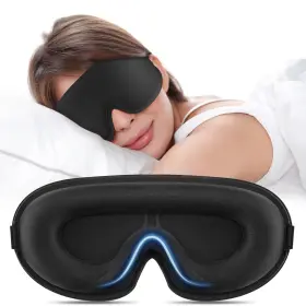 Csw-80785 Meliya Sleep Eye Mask For Side Sleeper Women Men 3d 1 Count Pack Of Black