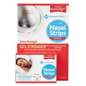 181706 Members Mark Nasal Strips Extra Strength Drug-free 44 Or 88 Tan