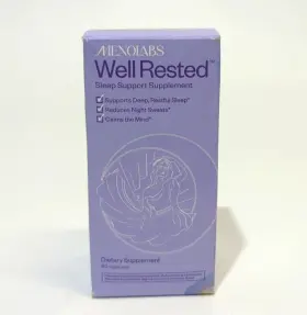 Menolabs 860009093553 Well Rested Sleep Support Supplement Sealed 60 Capsules