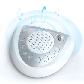 Mql-cr1007-silver Mesqool White Noise Sound Machine For Sleeping Baby Kid Adult Office Privacy With 24