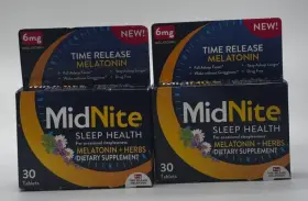Midnite 091108650303 Sleep Health Melatonin Herbs 30 Tablets Pack Of 2 Ask Exp