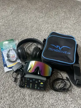 Delt10223e06844 Mindalive Mind Alive David Delight Pro Therapy Light / Sound Machine Used