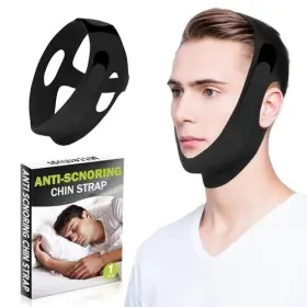 Mittenhugs 762349406942 Upgraded Chin Strap For Sleeping Adjustable And Breathable Anti Snoring Device