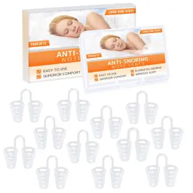 Mobi Lock 060365209253 Nose Vent Sinus Relief Dilator Pack Of 12 Large Size Hard Silicone Vents -