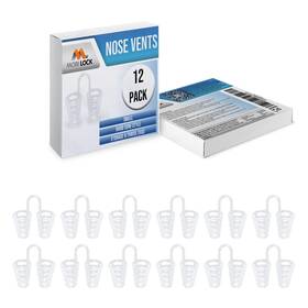 Mobi Lock 060365209314 Nose Vent Sinus Relief Dilator Pack Of 12 Small Size Hard Cone Vents - A Si