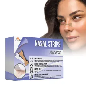 Mobi Lock 060365209918 Anti-snoring Nasal Strip - Pack Of 75 Small Size Snoring Solution For Women &