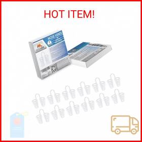 Mobi Lock 744759908445 Nose Vent Sinus Relief Dilator Pack Of 12 Large Size Hard Silicone Vents - A S