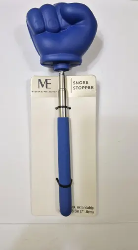 295851 Modern Expressions Snore Stopper Blue Soft Foam Hand Extendable Tool Length 28.3 Inches Inch Me Gift