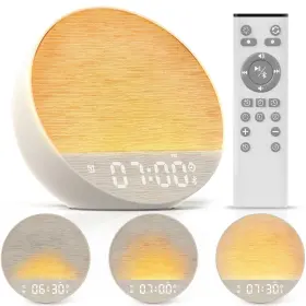 Sn00269 Mofoyeah Taptosnooze Sunrise Alarm Clock With Sound Machine 36 Sounds White Noise Mac