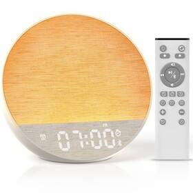 Mofoyeah Snsmy001 Sunrise Alarm Clock Sound Machine With Bluetooth Speaker Dimmable Night Ligh