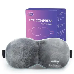Mokiy 762715465160 Moist Heat Eye Compress Microwave Heated Mask Warm For Dry Eyes
