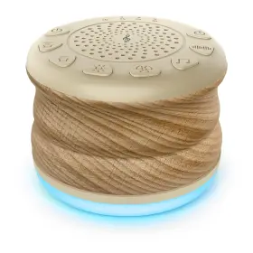 Monerr 758328539213 Solid Wood White Noise Sound Machine For Baby Adults Kids Sleep Wi