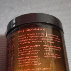 Moon Juice Pk10026-2407 Magnesi-om Powder Melatonin Magnesium L-theanine Sleep Aid 4g