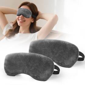 Morliden 635393154575 Microwave Heated Eye Mask Steam Warm 2 Count Pack Of 1 Gray -