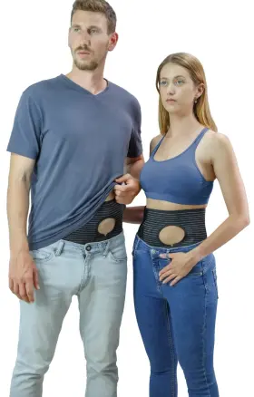 M11sto Movibrace Abdominal Ostomy Belt For Post-operative Care After Colostomy Or Il