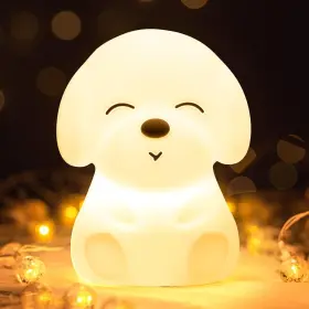 Gjmk102163w1 Mubarek Cute Night Light For Kids Lamp 16 Colors And Soft Silicone