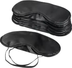 Pillows-07 Mudder Blindfold Eye Mask Shade Cover For Sleeping With Nose Pad 10 Black