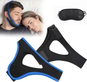 Mukuns 445021064045 2pcs Veralabs Airflow Jaw Strap Anti Snoring Devices Chin