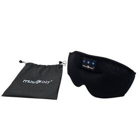 Musicozy 744759344915 Sleep Music Eyemask Headphones Bluetooth Face Bedtime Mom Women Black