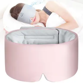 Musicozy 749874973385 Ice Silk Sleep Headphones With Bluetooth Mask Eye For Sleeping
