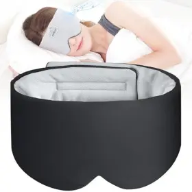 Musicozy 749874973392 Ice Silk Sleep Headphones With Bluetooth Mask Eye For Sleeping