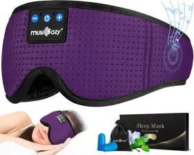 Gh01 Musicozy Sleep Headphones Masks Bluetooth Eye Mask For Sleeping Side