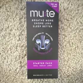 Cm254008b Mute Nasal Dilators Starter Pack Small Medium Large Black Purple Deviated Septum