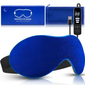 Mutilplx 764481968296 Heated Eye Mask Dry Heat Compress With Flaxseed Warm Compr