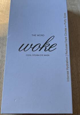Mwa 842100163847 The Word Woke Cool Steam Eye Mask Intense Hydration Reduces Dark Circles And Puffy