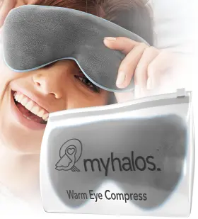 B08jck6dwc Myhalos Heated Eye Mask For Dry Eyes Styes Blepharitis Mgd - Moist Warm Comp