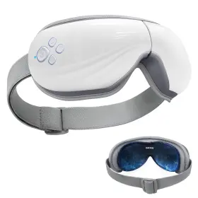 13305a02-us Mynt 5 Mode Heated Eye Massager With Heat And Cooling Massage Bluetooth C