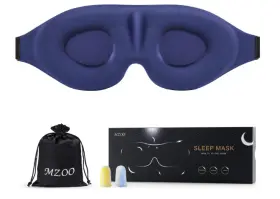 Sm010 Mzoo 445048820877 Sleep Eye Mask For Men Women 3d Contoured Cup Sleeping And Blindfold C