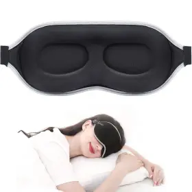 Sm051 Mzoo Luxury Sleep Mask For Back And Side Sleeper Completely Block Out Light