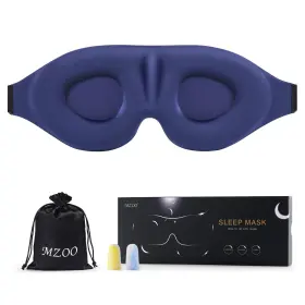 Smblue01 Mzoo Sleep Eye Mask For Side Sleeper Men Women Zero Pressure 3d Sleeping