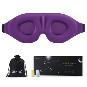 Smpurple01 Mzoo Sleep Eye Mask For Side Sleeper Men Women Zero Pressure 3d Sleeping