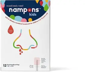 Nampons 648722634860 Nosebleed Stoppers - 12 Easy To Use Nose Bleed Stopper Plugs Kit For . Truste